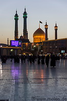 25 Fatima Masumeh shrine at dusk